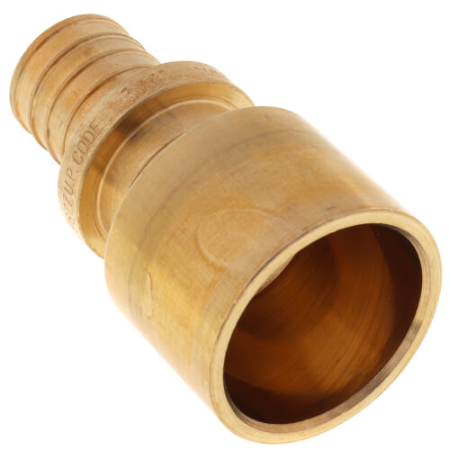 Main product image of 3/4" F2080 PEX x 1" Copper Pipe Adapter, for Rehau Tools Only (Lead Free Brass) 