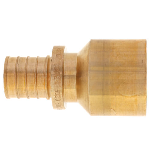 Main product image of 3/4" F2080 PEX x 1" Copper Pipe Adapter, for Rehau Tools Only (Lead Free Brass) 