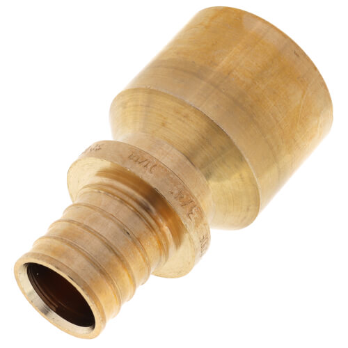 Main product image of 3/4" F2080 PEX x 1" Copper Pipe Adapter, for Rehau Tools Only (Lead Free Brass) 