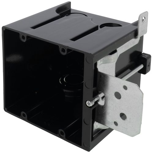 Main product image of 2 Gang IN/OUT Adjustable Non-Metallic Outlet Box for New Construction