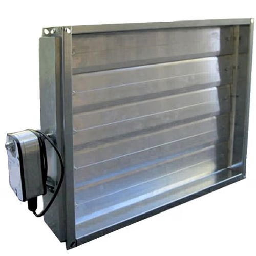 Main product image of Model EFD 20-8, 20" x 8" Shutter Damper w/ Spring Return Actuator, 24V