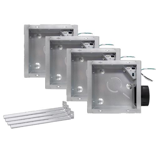 Main product image of SF50-80-100 Bath Fan, Rough-in Kit, Single Speed, 50-80-100 CFM (4 Pack)