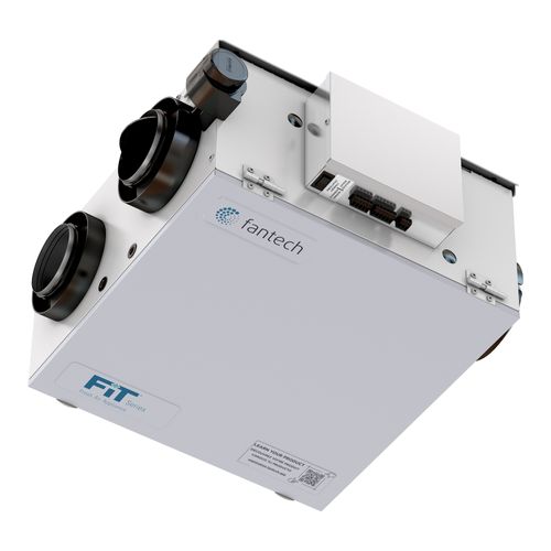 Main product image of FIT 80E-D-HC ERV Hard Connected Energy Recovery Ventilator w/ Damper, 4" Side Ports (80 CFM)