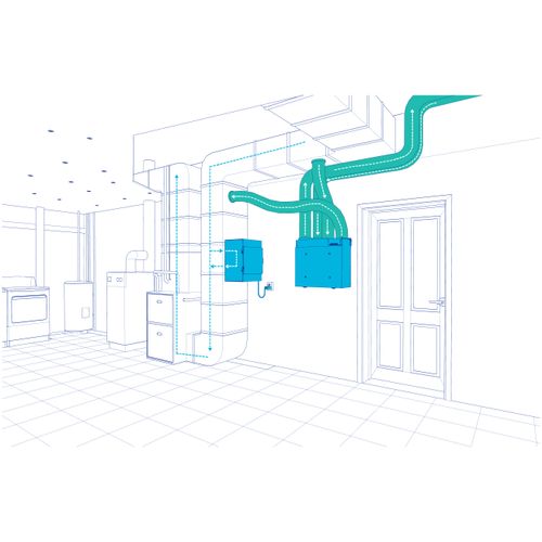 Main product image of HERO 160E Top Duct Electronically Communicated ERV, 159 CFM