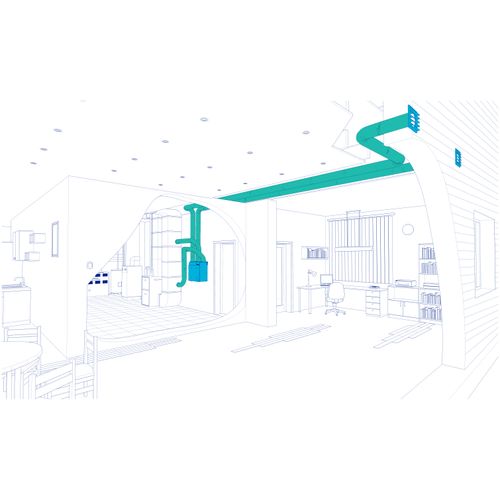 Main product image of HERO 160E Top Duct Electronically Communicated ERV, 159 CFM