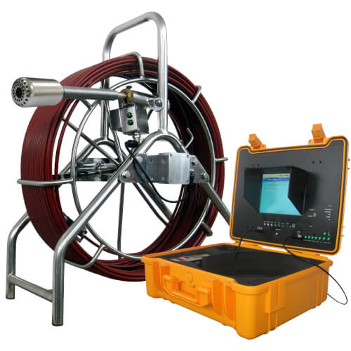 Main product image of Mid-Range Pipe Inspection Camera w/ 200' Cable & Stand
