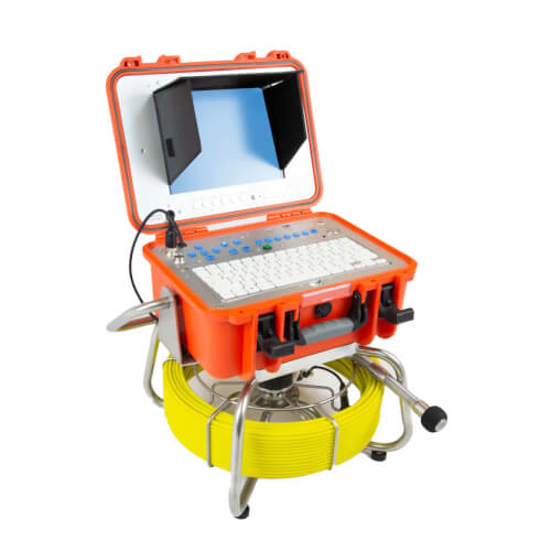 Main product image of All-in-One Sewer Camera w/ 200' Cable, Self-Leveling Head and 512 Hz Sonde