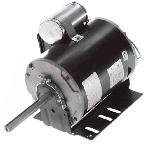 6-1/2" Outdoor Ball Bearing Condenser Fan Motor (208-230/460V, 1075 RPM, 3/4 HP)