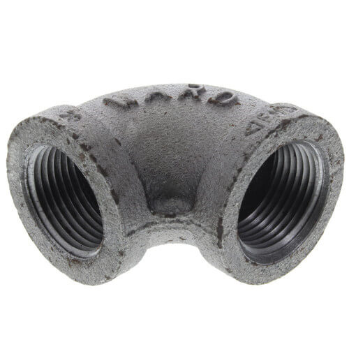 3/4" Black 90° Elbow