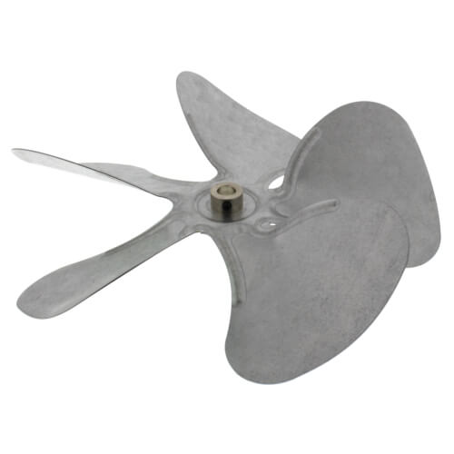 Main product image of 12" Aluminum 5 Blade CW Fan Blade, 1/2" Bore (w/ Hub)
