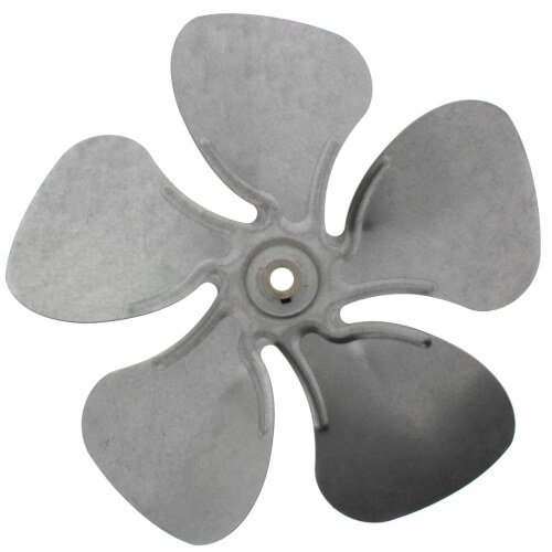 Main product image of 12" Aluminum 5 Blade CW Fan Blade, 1/2" Bore (w/ Hub)
