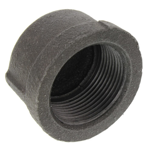 1-1/4" Black Cap