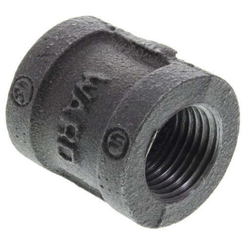 1/2" Black Coupling