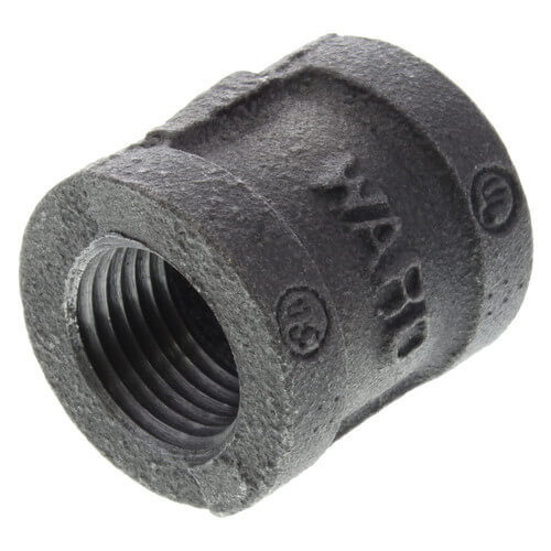 1/2" Black Coupling