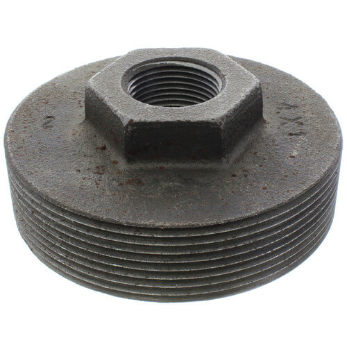 FBDT4X1X1 Ward FBDT4X1X1 4" x 1" x 1" Black Double Tapped Tank Bushing