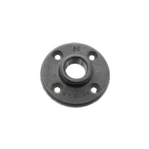 1" x 3-7/8" Black Floor Flange Class 150