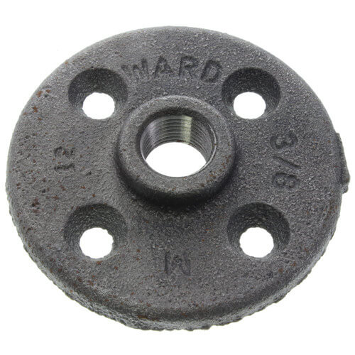 Main product image of 3/8" x 2-15/16" Black Floor Flange Class 150