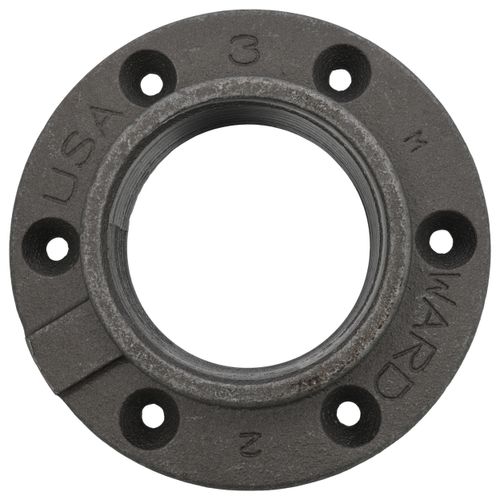 Main product image of 3" x 6-3/8" Black Floor Flange Class 150