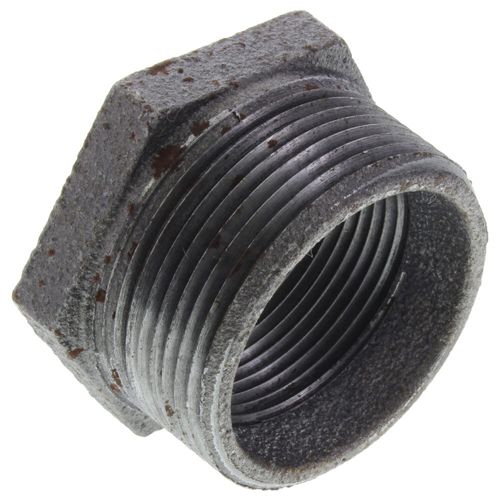 Main product image of 1-1/2" x 1-1/4" Black Hexagon Bushing, Class 150
