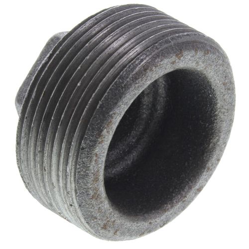 Main product image of 1-1/2" x 3/8" Black Hexagon Bushing, Class 150