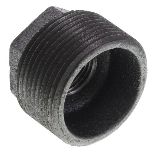 Main product image of 1-1/4" x 1/2" Black Hexagon Bushing