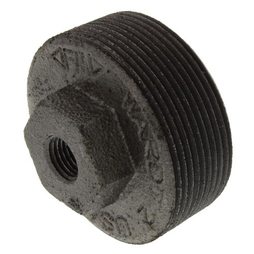Main product image of 2" x 1/4" Black Hexagon Bushing, Class 150