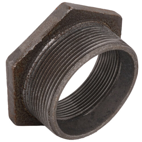 Main product image of 3-1/2" x 3" Black Hexagon Bushing