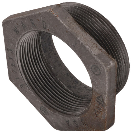 Main product image of 3-1/2" x 3" Black Hexagon Bushing