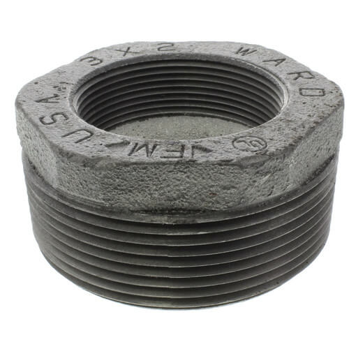 Main product image of 3" x 2" Black Hexagon Bushing