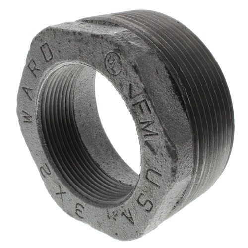 Main product image of 3" x 2" Black Hexagon Bushing