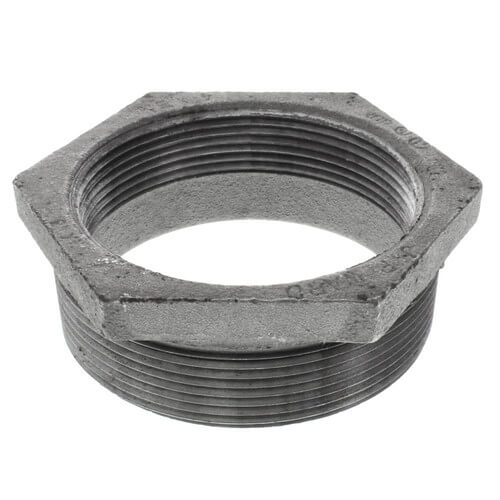 Main product image of 4" x 3-1/2" Black Hexagon Bushing