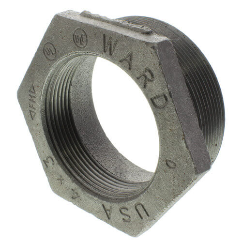 Main product image of 4" x 3" Black Hexagon Bushing