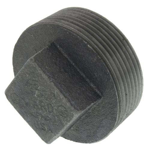 Main product image of 2-1/2" Black Regular Cored Plug
