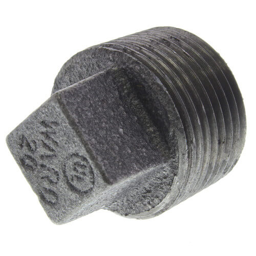Main product image of 3/4" Black Regular Cored Plug