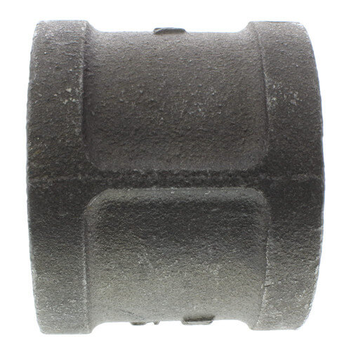 2" Black Right & Left Hand Thread Coupling