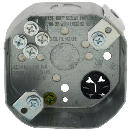 Main product image of 1-1/2" Steel Octagon Ceiling Box