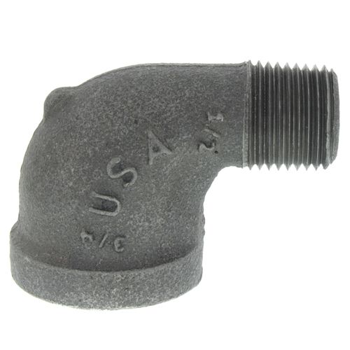 Main product image of 3/4" x 1/2" Black 90° Street Ell, Class 150
