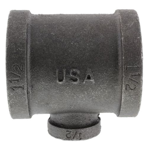 Main product image of 1-1/2" x 1-1/2" x 1/2" Black Tee, Class 150
