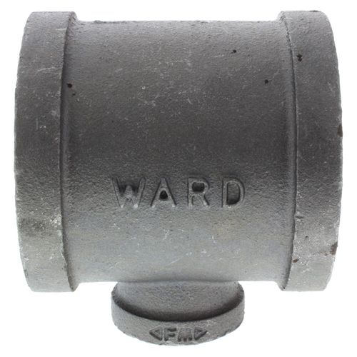 Main product image of 2-1/2" x 2-1/2" x 1" Black Tee, Class 150