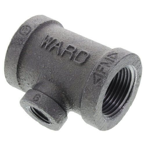 Main product image of 2-1/2" x 2-1/2" x 1-1/4" Black Tee, Class 150
