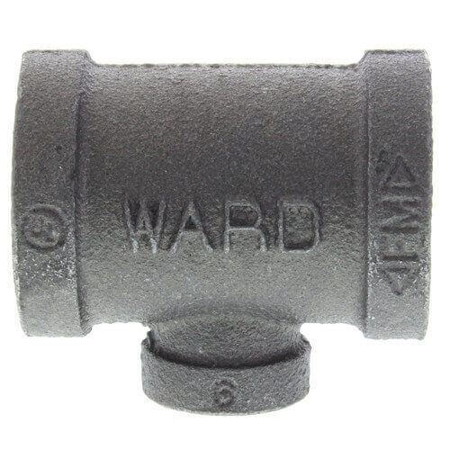 Main product image of 2-1/2" x 2-1/2" x 1-1/4" Black Tee, Class 150