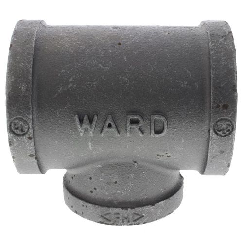 Main product image of 2-1/2" x 2-1/2" x 2" Black Tee, Class 150