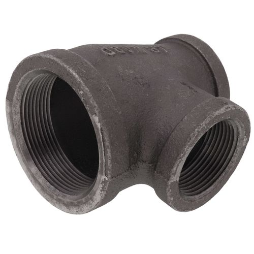 Main product image of 2" x 1-1/4" x 1-1/4" Black Tee, Class 150