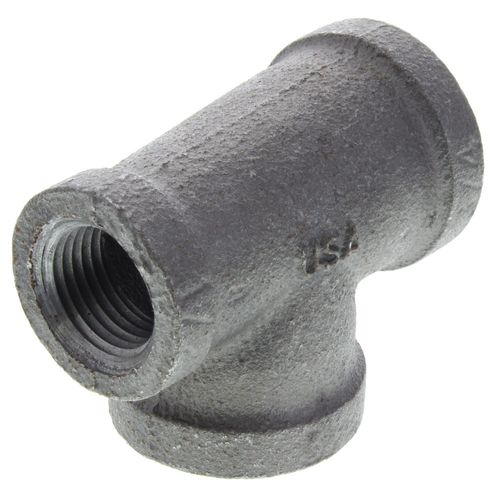 Main product image of 3/4" x 1/2" x 3/4" Black Tee, Class 150