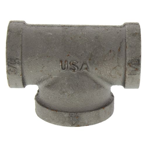 Main product image of 3/4" x 3/4" x 1" Black Tee, Class 150