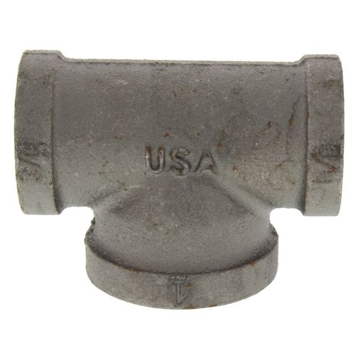 Main product image of 3/4" x 3/4" x 1" Black Tee, Class 150