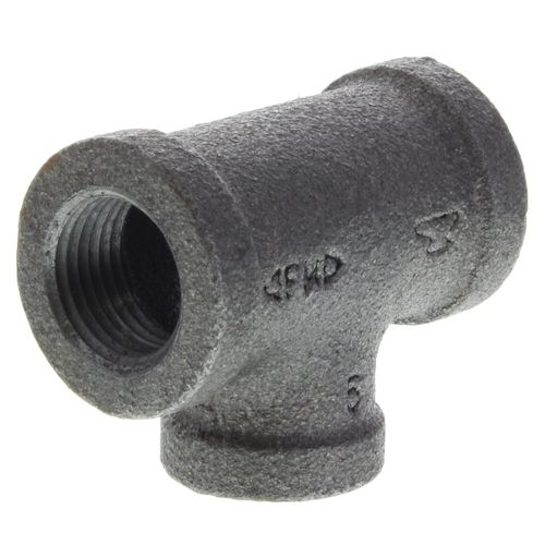 Main product image of 3/8" X 3/8" X 1/4" Black Tee, Class 150
