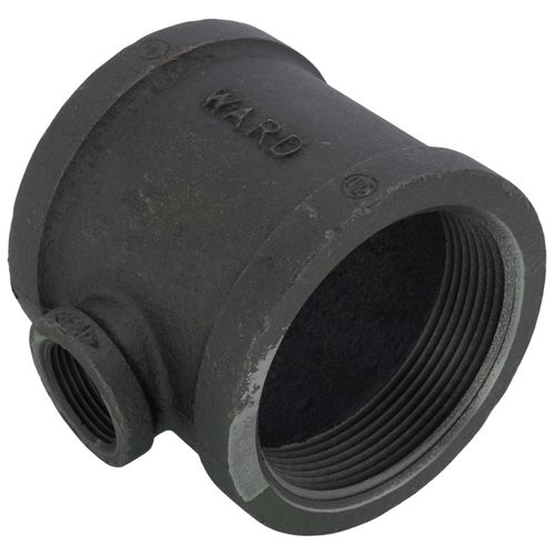 Main product image of 3" x 3" x 1" Black Tee, Class 150