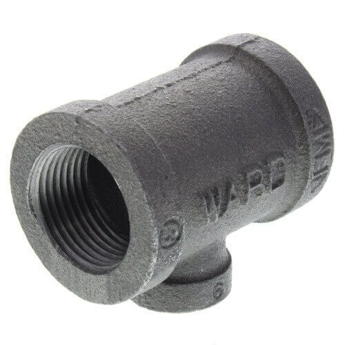 Main product image of 3" x 3" x 2-1/2" Black Tee, Class 150