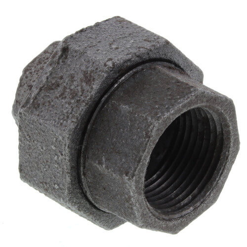 Main product image of 3/4" x 1/2" Black Union